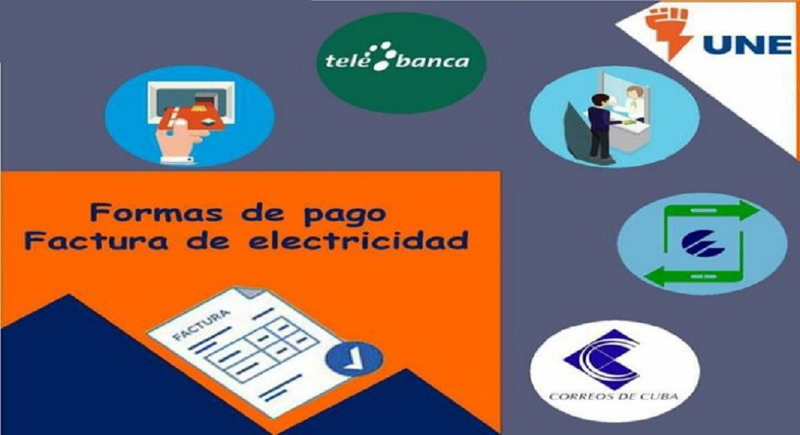 Nota Informativa de la  Empresa Eléctrica Holguín sobre pago Factura Eléctrica