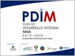 portada presentacion plan desarrollo integral moa 2019 2030